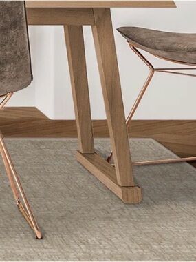 Ruggable (rug- no pad) 6x9 Crosshatch Natural